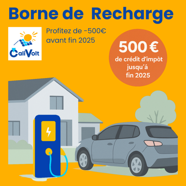 Crédit d'impot sur borne de recharge