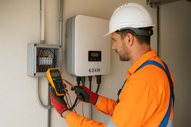 Vérification d'une installation électrique photovoltaïque à TOULOUSE pour le CONSUEL