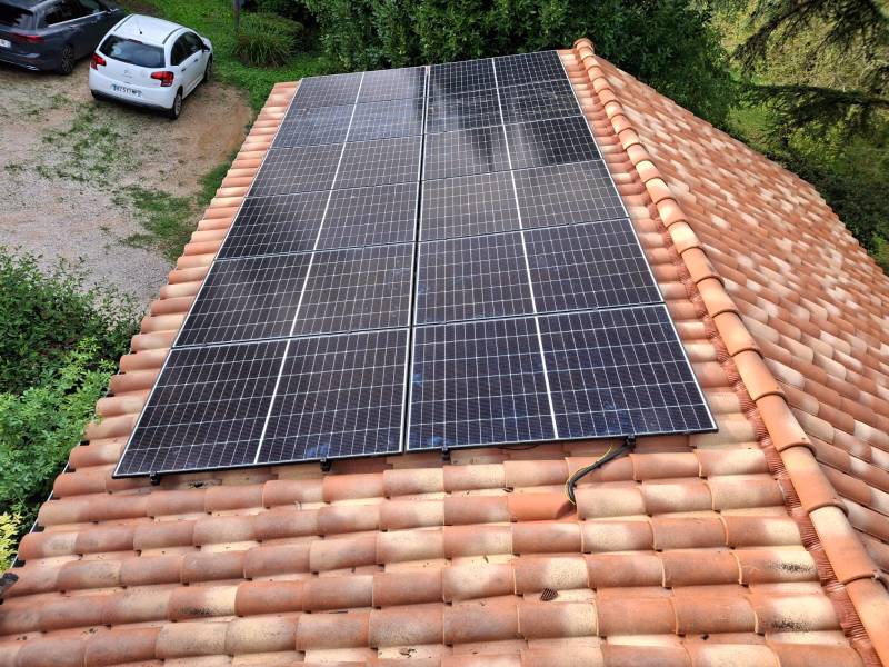 Photovoltaïque 9 kWc à Lauzerville sur maison de particulier