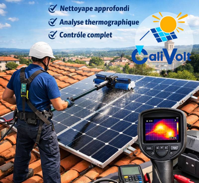Maintenance et nettoyage des panneaux photovoltaïques à Aigrefeuille