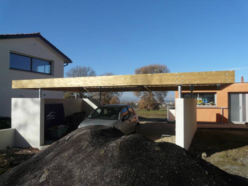 Carport solaire à Balma pres de Toulouse et Saint orens de gameville