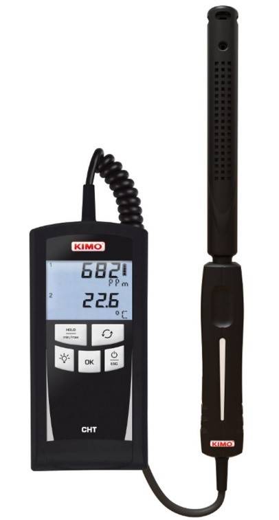 Sonde à CO2 utilisée pour l'audit énergétique autour de Toulouse, Balma, Saint Orens de Gameville