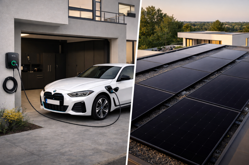 Pose de wallbox avec couplage panneaux solaires à Lauzerville 31650