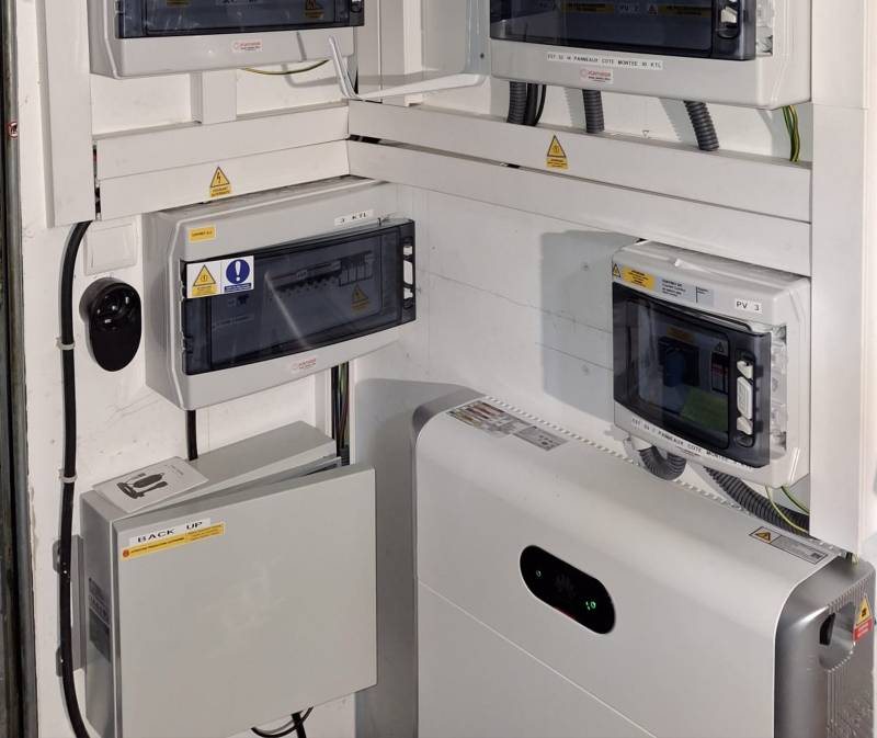 Batterie solaire dans une maison à Toulouse